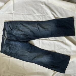 7 FOR ALL MANKIND Dark Blue Denim Jeans waist 36 (16-18)